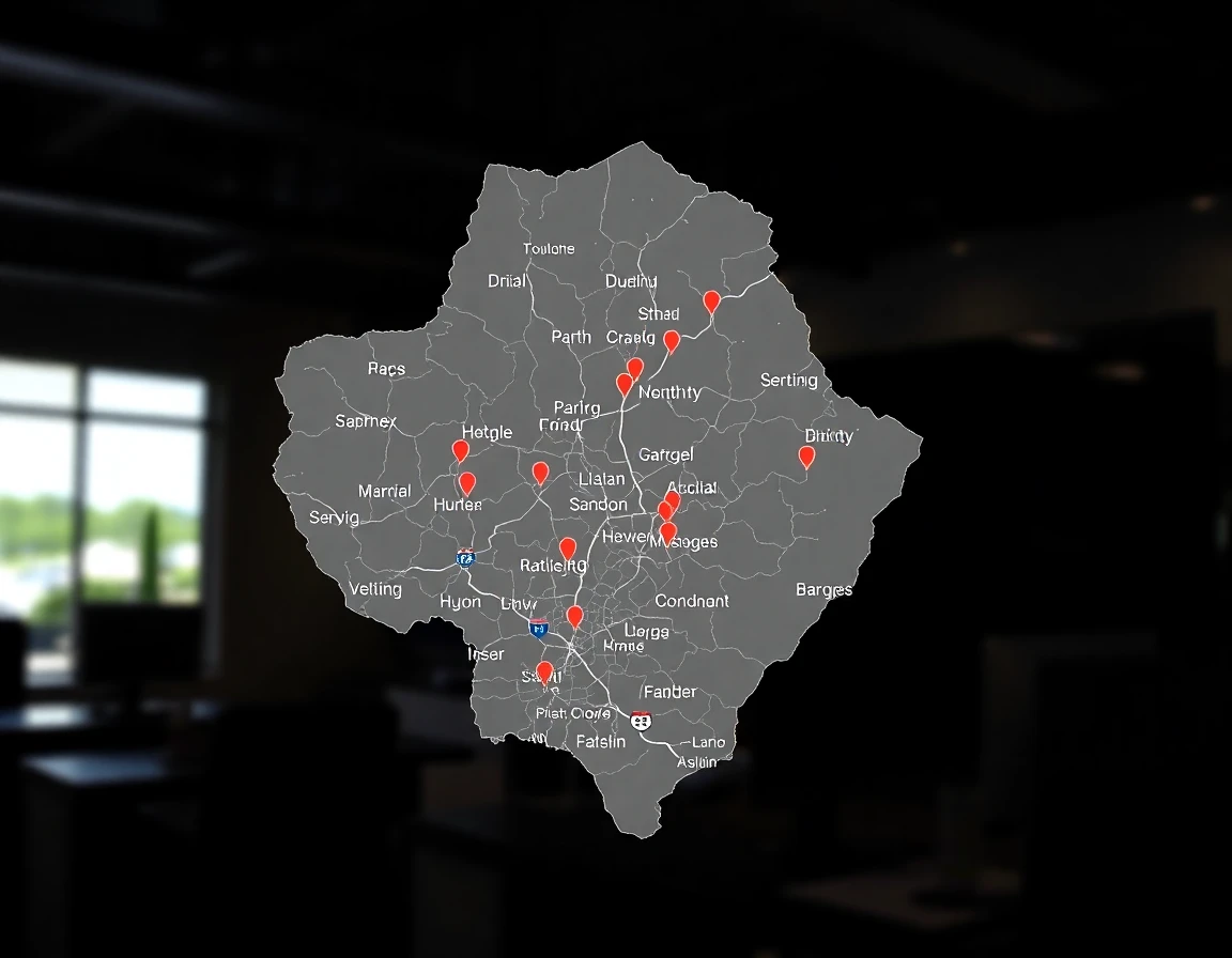 Pest Control Service Areas Map